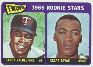 1965 twins rookies tovar
